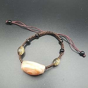 Natural AGATE stones Braided Beaded Bracelet